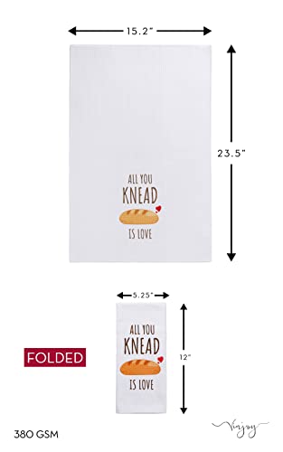 Microfiber Dish Towels Funny Kitchen Towel Set of 4 - Best Housewarming Gifts for New Home Kitchen, Tea Towels for Kitchen Funny, Mom Kitchen Gifts, Baking Themed Dish Towels with Sayings