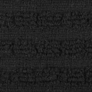 Ritz Royale Collection 100% Combed Terry Cotton, Highly Absorbent, Oversized Kitchen Towel Set, 28" x 18", 2-Pack, Solid, Black