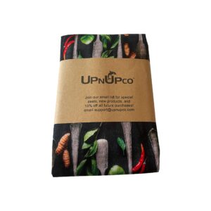 UpNUpCo Spicy Microfiber Hand Towels Set, 24" x 16", 2 Pieces