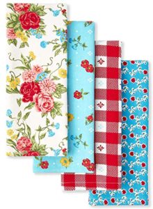 the pioneer woman sweet rose kitchen towels, set of 4