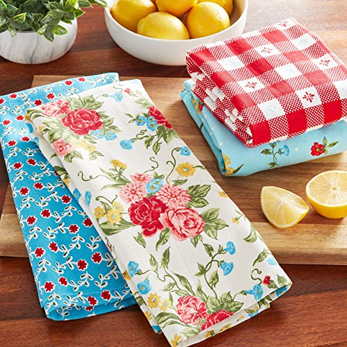 The Pioneer Woman Sweet Rose Kitchen Towels, Set of 4