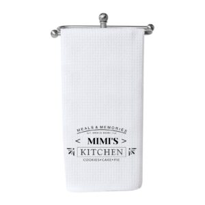 wcgxko mimi gift mimi kitchen towel dish towel for mimi birthday gift (24 hours mimi's)