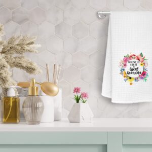 You Put Great in Great Grandma Floral Kitchen Towels and Dishcloths,Best Great Grandma Dish Tea Hand Towels for Kitchen Bathroom,Great Grandma Mother's Day Birthday Gifts from Grandkids (441)