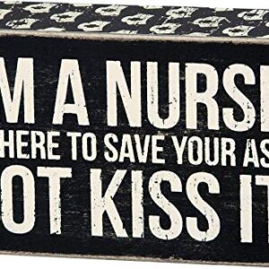 Primitives by Kathy Box Sign, 5-Inch by 3-Inch, I'm a Nurse