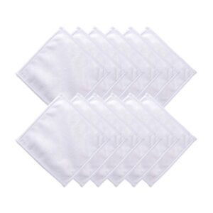 pyd life 12 pack sublimation blanks white towel 12 inch bathroom face hand towel kitchen tea dish drying cotton high absorbent polyester towel for heat press transfer print