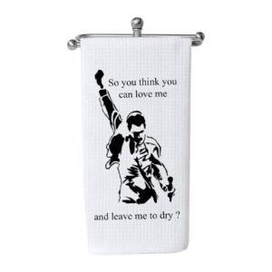 wcgxko song lyrics inspired kitchen towel so you think you can love me and leave me to dry dishcloth (leave me to dry)