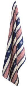 primitives by kathy 32744 patriotic dish towel, 18 x 28-inches, stars & stripes