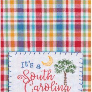 2 Piece Kay Dee Home State Of South Carolina Embroidered Kitchen Towel Bundle