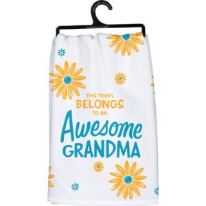 Primitives by Kathy This Towel Belongs to an ... Awesome Grandma Decorative Kitchen Towel Small