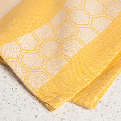 Now Designs Kitchen Dishtowels, Set of Two, Honeybee Jacquard, 2 Count