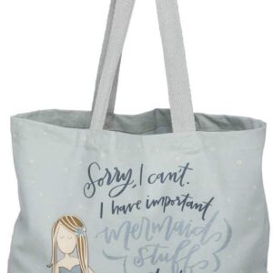 Primitives by Kathy Double-Sided Tote Bag, Large, Important Mermaid