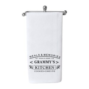 wcgxko grandma gift kitchen towel dish towel birthday gift (24 hours m)