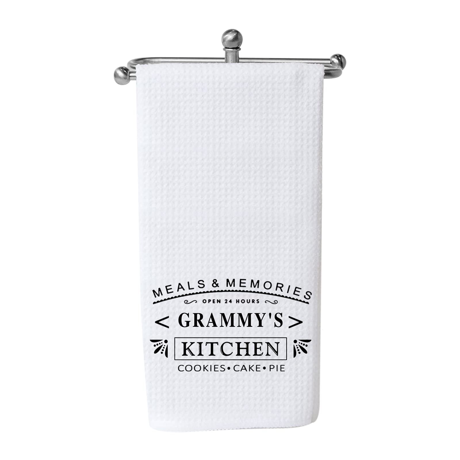 WCGXKO Grandma Gift Kitchen Towel Dish Towel Birthday Gift (24 Hours M)