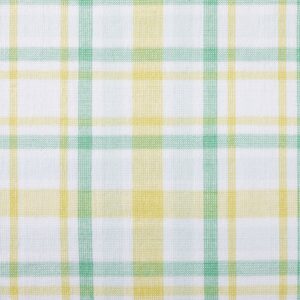 Martha Stewart Valley Plaid Kitchen Towel 2-Pack Set, Yellow, 16"x28"