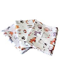 sunshine vibes set of 3 tea towels 100% cotton dog lover pattern with hanging loop; to tackle all of your drying, wiping and cleaning kitchen tasks for dog lover!