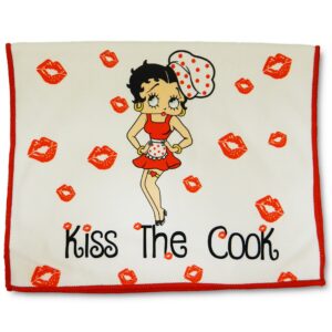 Midsouth Products Betty Boop Kitchen Towel - Kiss The Cook