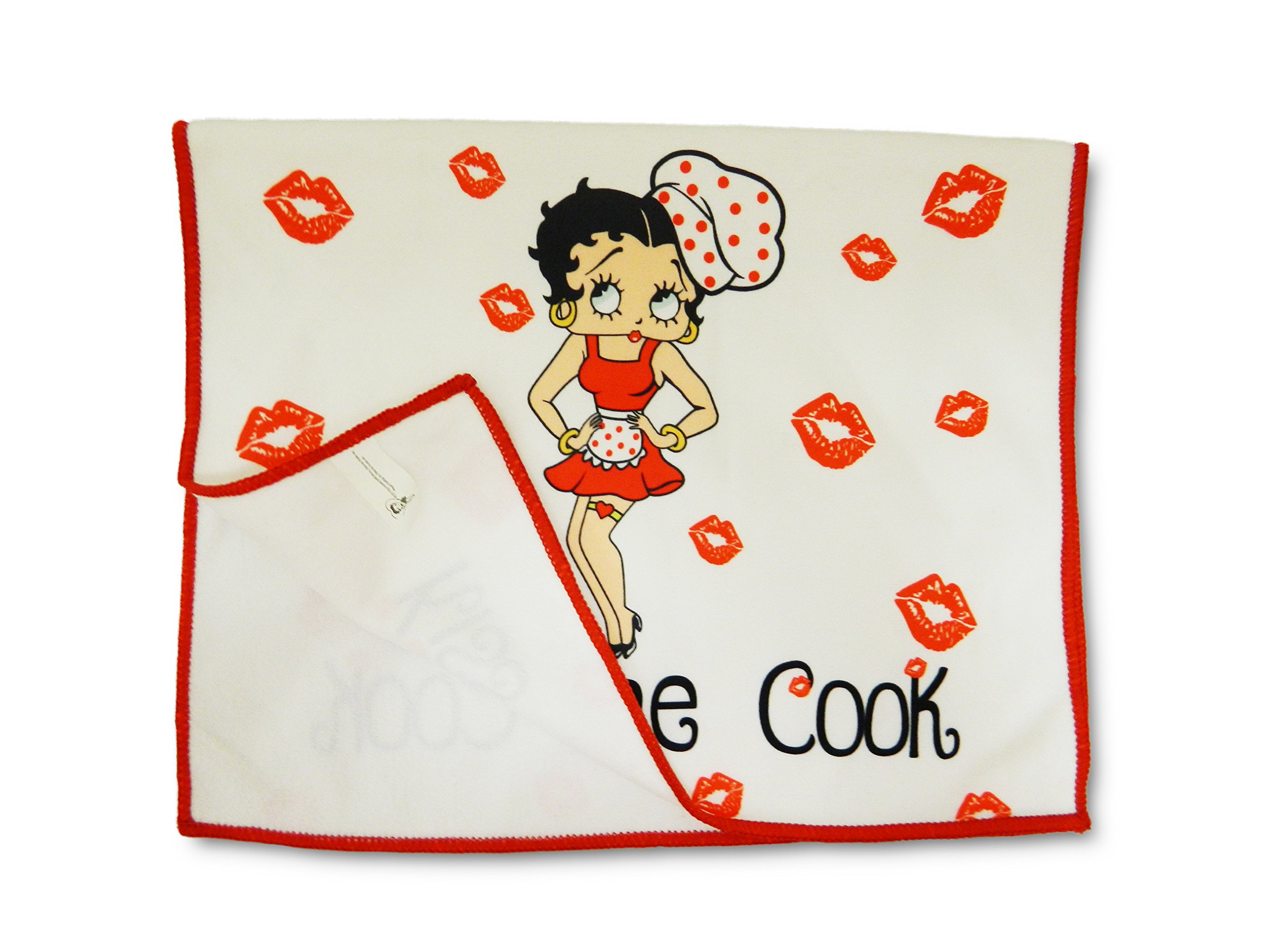 Midsouth Products Betty Boop Kitchen Towel - Kiss The Cook