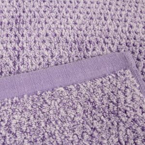 Everplush Diamond Jacquard Washcloth 6 Piece in Lavender