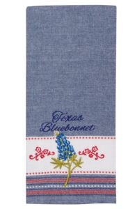 kay dee designs r3770 home sweet texas embroidered tea towel