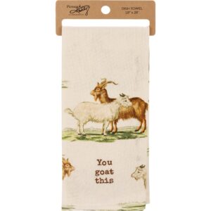 Primitives by Kathy You Goat This Decorative Kitchen Towel 18 x 28 inches