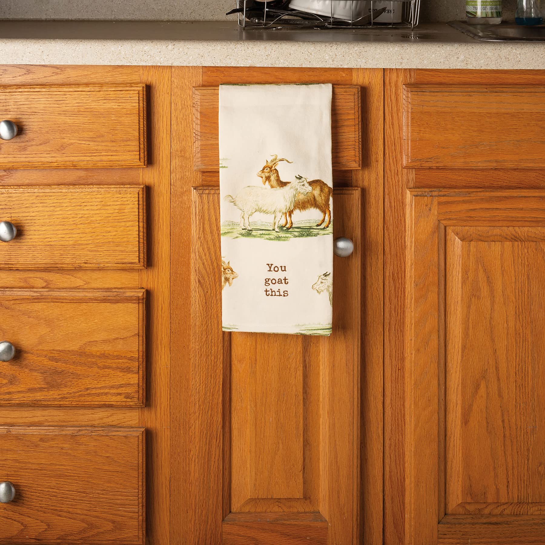 Primitives by Kathy You Goat This Decorative Kitchen Towel 18 x 28 inches