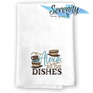 Decorative Kitchen and Bath Hand Towels | Rustic Tea Rag | Spring Summer Fall Winter Decor | White Towel Home Holiday Decorations | XMAS Wedding Gift…