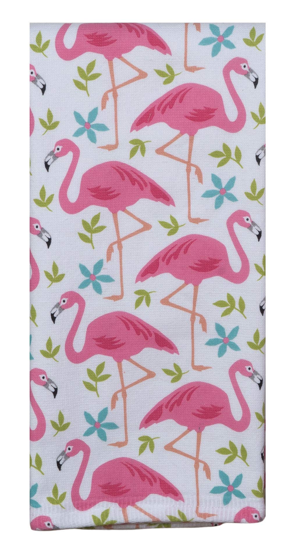 Kay Dee Designs Flamingo Toss Dual Purpose Terry Kitchen Towel, 16" x 26", Various
