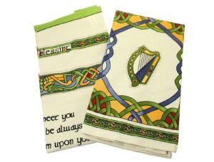 irish tea towel hand towel set of 2 kitchen décor