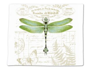 alice's cottage dragonfly single flour sack towel