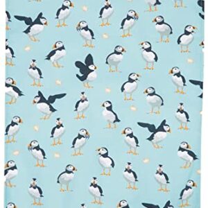 Samuel Lamont Puffins Cotton Tea Towel