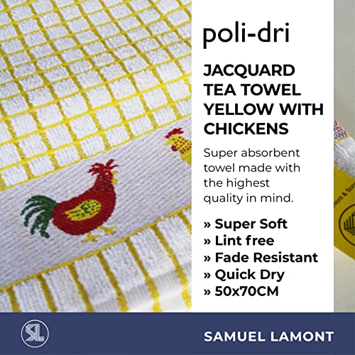 Samuel Lamont & Sons Poli Dri Tea Towel Chickens