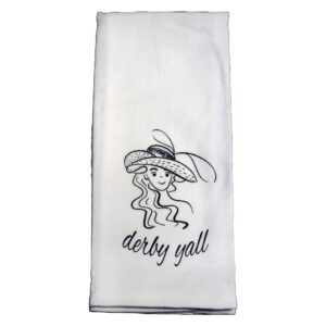 derby party tea towel - derby ya'll