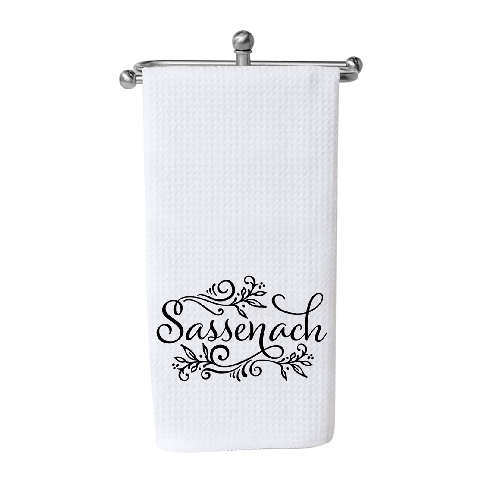 WCGXKO Outlander Inspired Sassenach Decorative Flour Sack Kitchen Decor Kitchen Towels (Sassenach Towel)