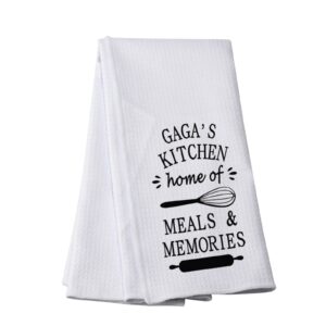 pwhaoo funny gaga’s kitchen towel gaga's kitchen home of meals and memories kitchen towel gaga kitchen decor (gaga's kitchen home t)