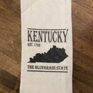 Kentucky the Bluegrass State Tea Towel