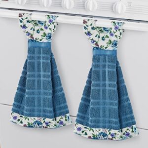 Collections Etc Dress Shaped Hanging Kitchen Towels - Set of 2