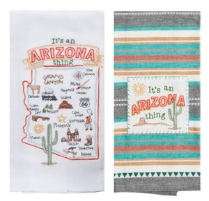 2 piece kay dee designs home state of arizona embroidered kitchen towel bundle