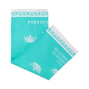 charles iii coronation limited edtion tea towel fortnum & mason