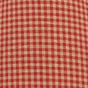 Home Collection by Raghu Newbury Gingham Barn Red Towel, 18 by 28" Set of 6