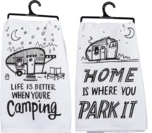 primitives by kathy camper towel bundle - life is better and park it
