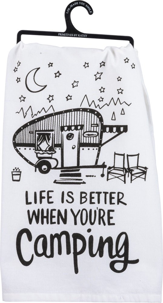 Primitives by Kathy Camper Towel Bundle - Life is Better and Park It