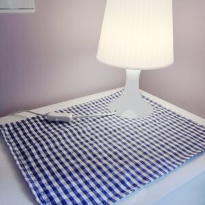 Navy & White Checkered Kitchen Tea Towel, iToolai 100% Woven Cotton Washable Dish Cloth Set of 4