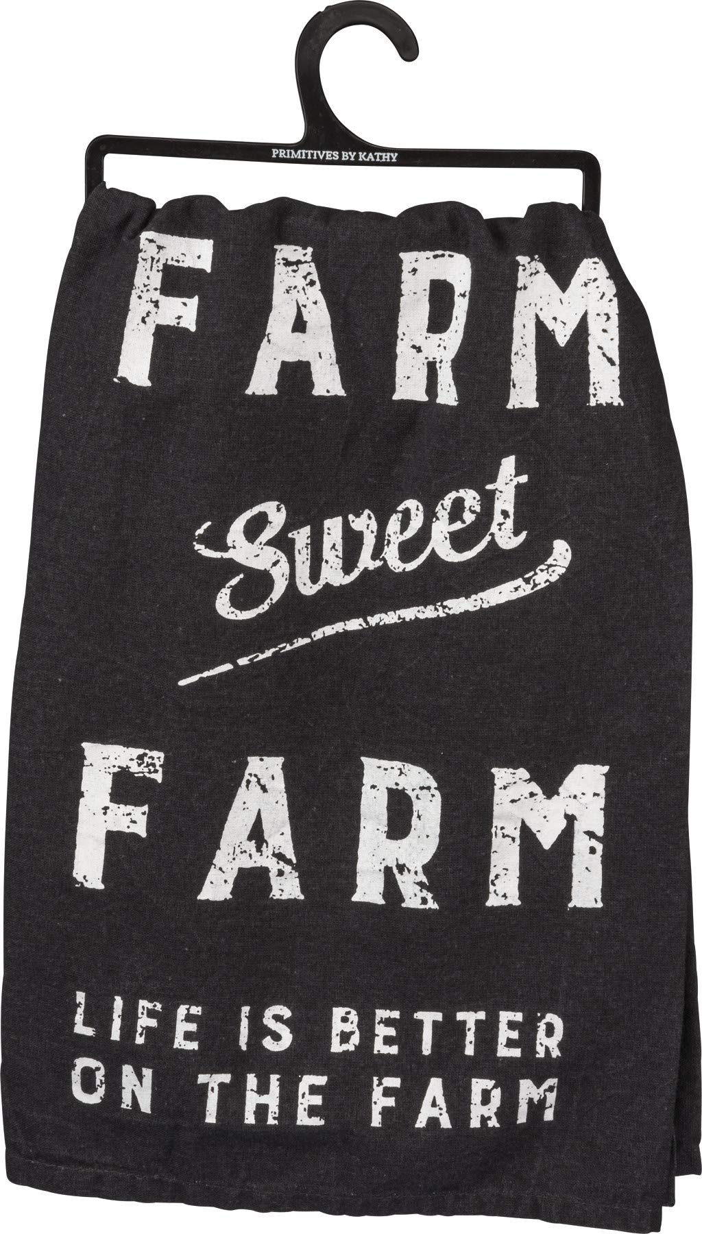 Primitives by Kathy Dish Towel - Farm Sweet Farm 28 x 28-Inches