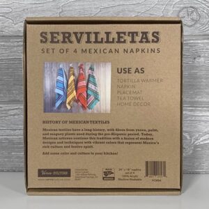 Servilleta Mexican Napkins by Verve CULTURE, Set of 4
