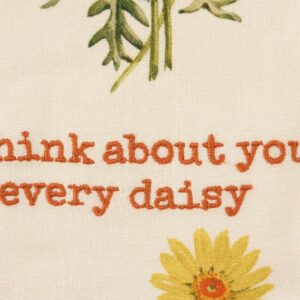 Primitives by Kathy I Think About You Every Daisy Kitchen Towel