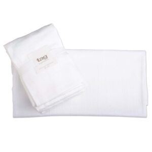tag 28" l x 29" w white cotton flour sack dishtowels kitchen towels bar towel set of 5 white