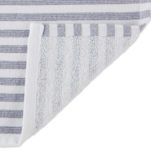 DII French Terry Collection Kitchen Dishtowel Set, 18x28, French Blue Assorted, 3 Piece