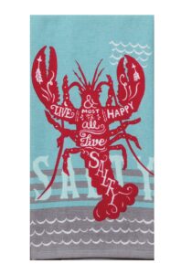 kay dee designs live salty lobster dp dish towel, 16 x 26, various