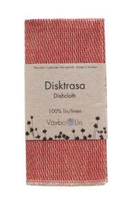 vaxbo lin 100% linen disktrasa dishcloth | made in sweden | stunning array of colors (blush)