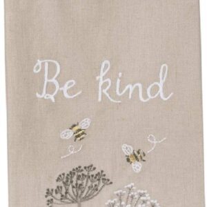 Primitives by Kathy Embroidered Dish Towel, Be Kind 28.00" x 28.00"